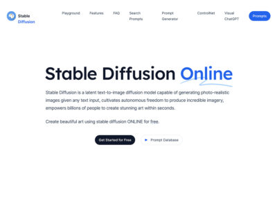 STABLE DIFFUSION ONLINE